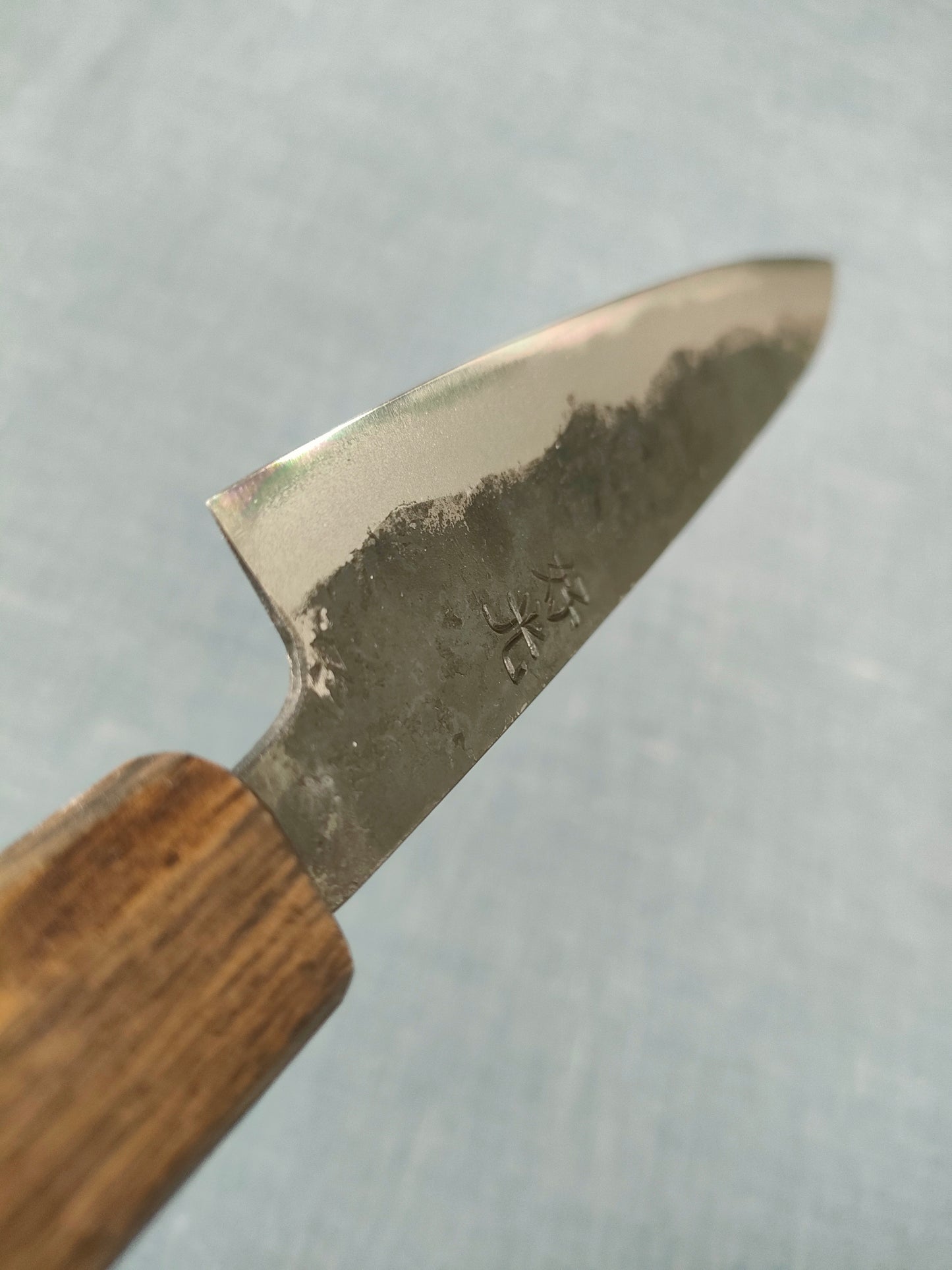 Yosimitu Kajiya | Petty 140mm | Shirogami 2 | Dark Oak