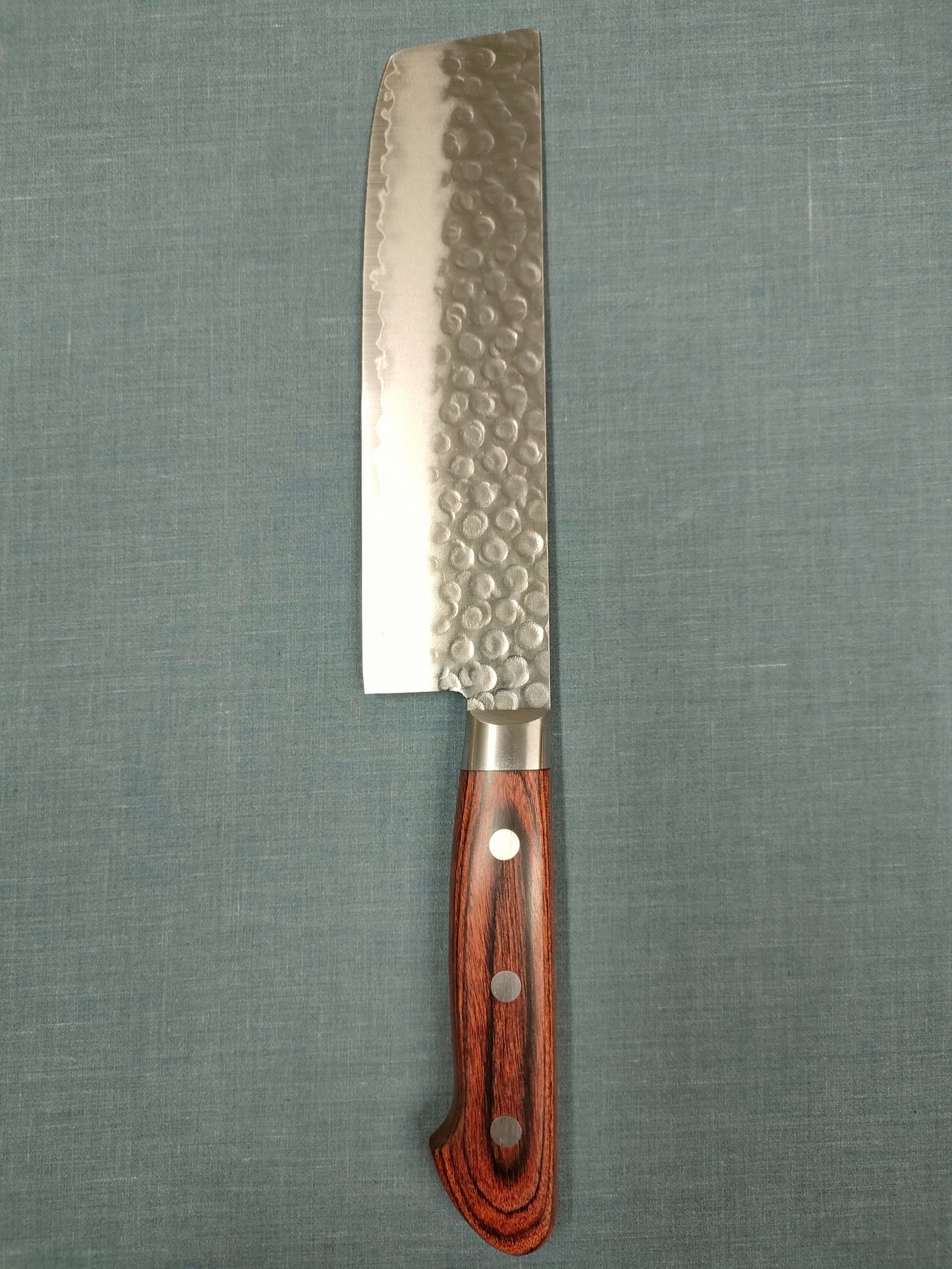 Tsunehisa | Nakiri 160mm | Swedish Steel | Brown Pakka