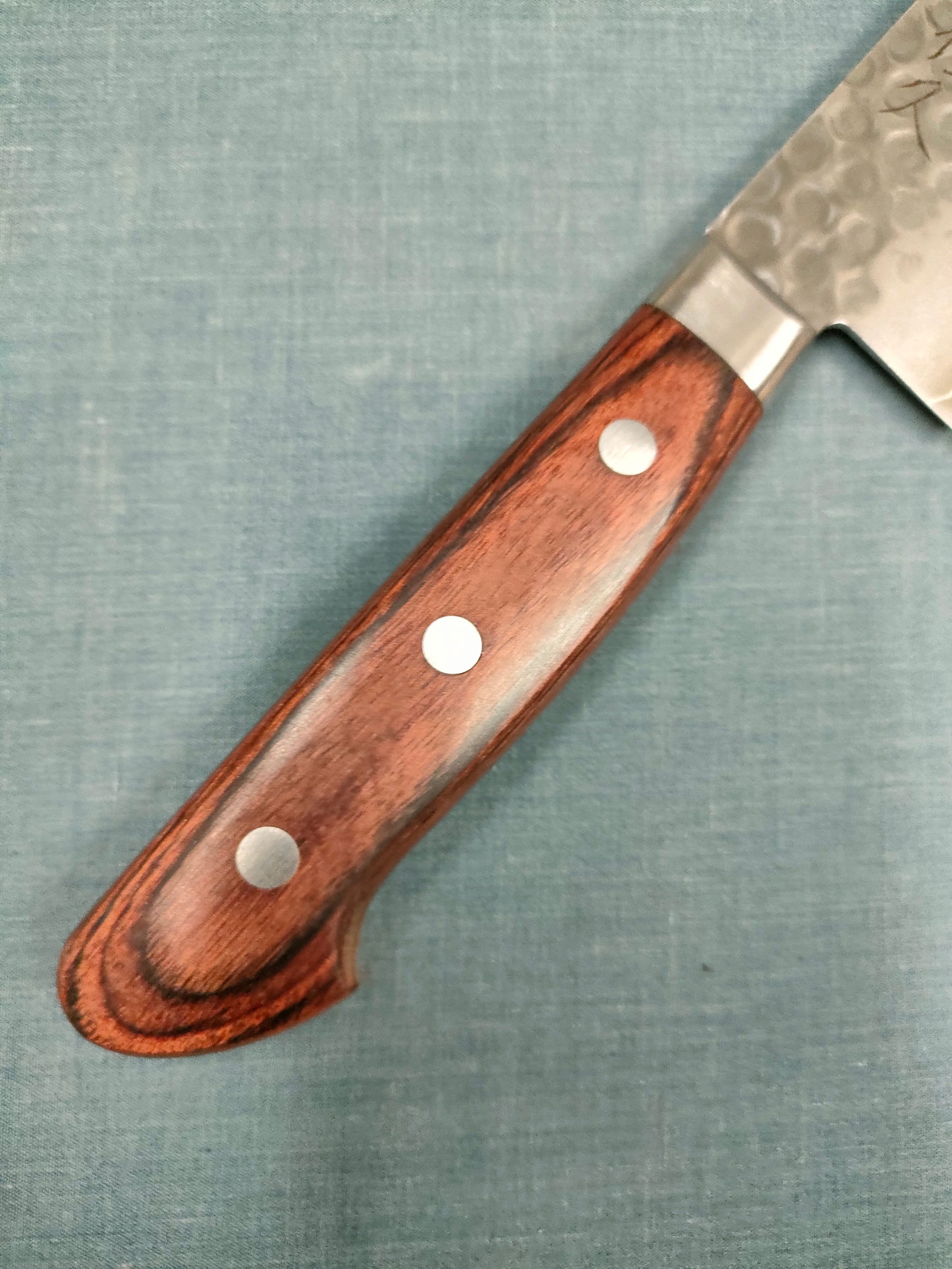 Tsunehisa | Nakiri 160mm | Swedish Steel | Brown Pakka