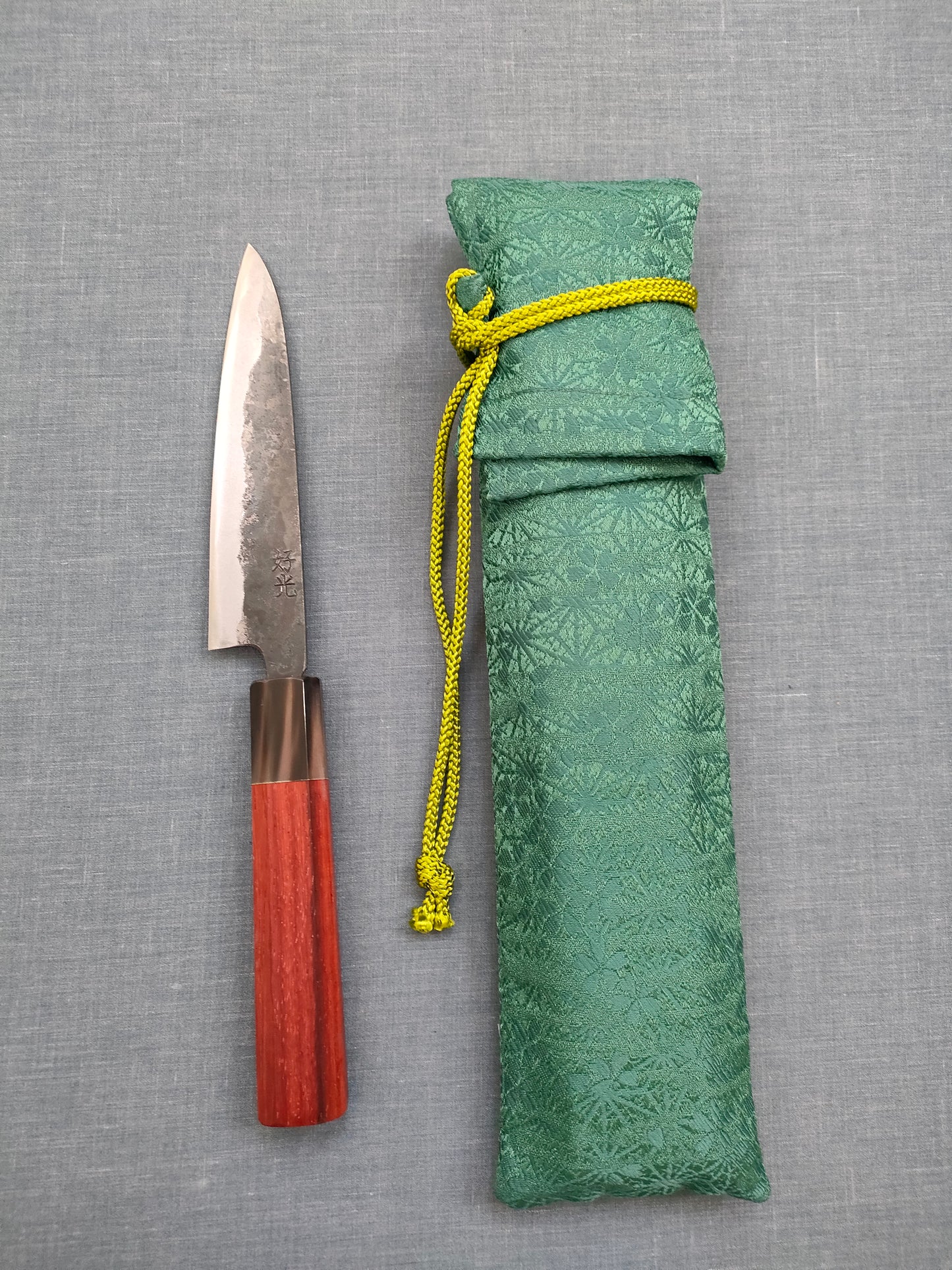 Yosimitu Kajiya | Petty 139mm | Shirogami 2 | Quince & Horn