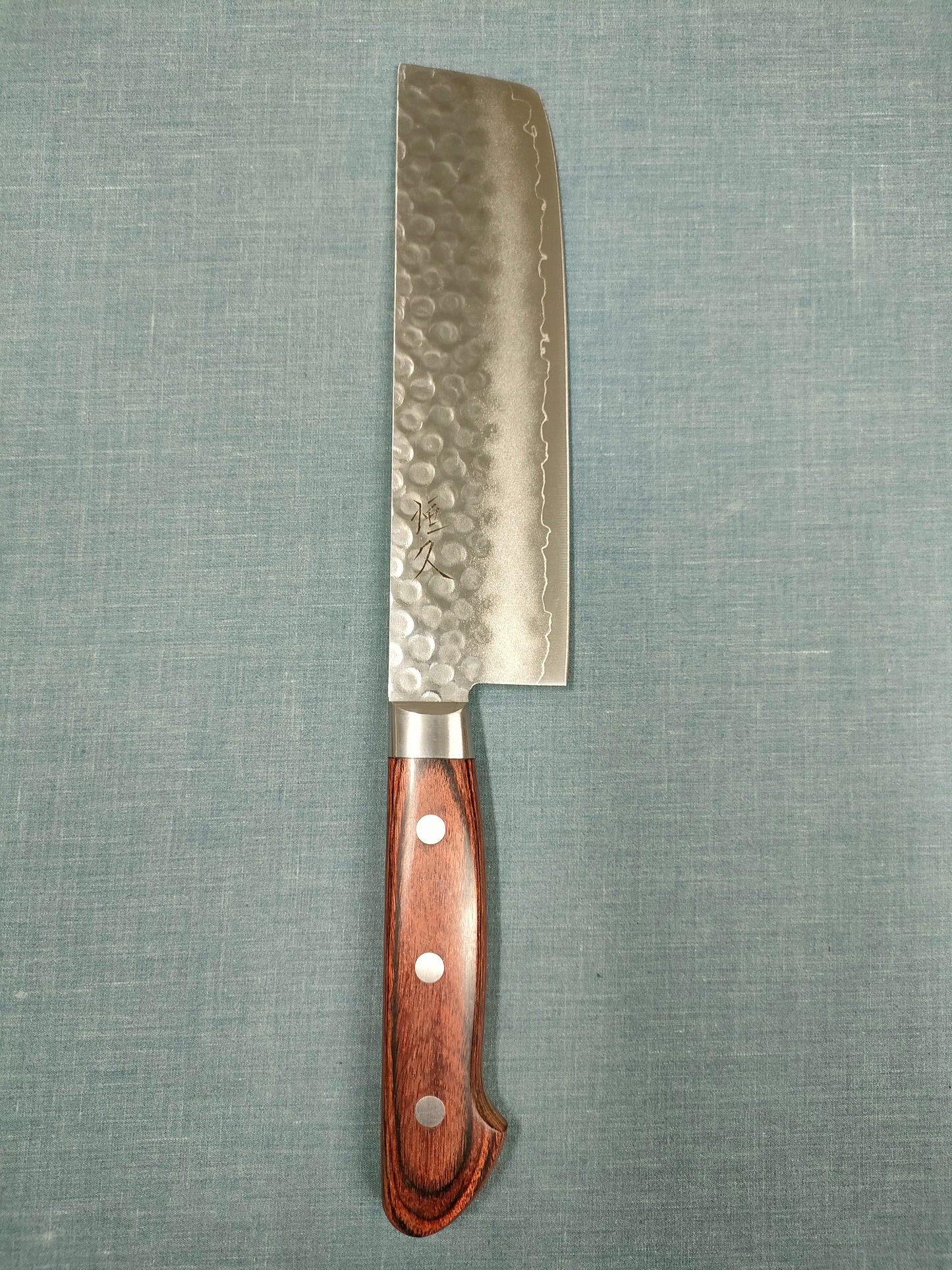 Tsunehisa | Nakiri 160mm | Swedish Steel | Brown Pakka