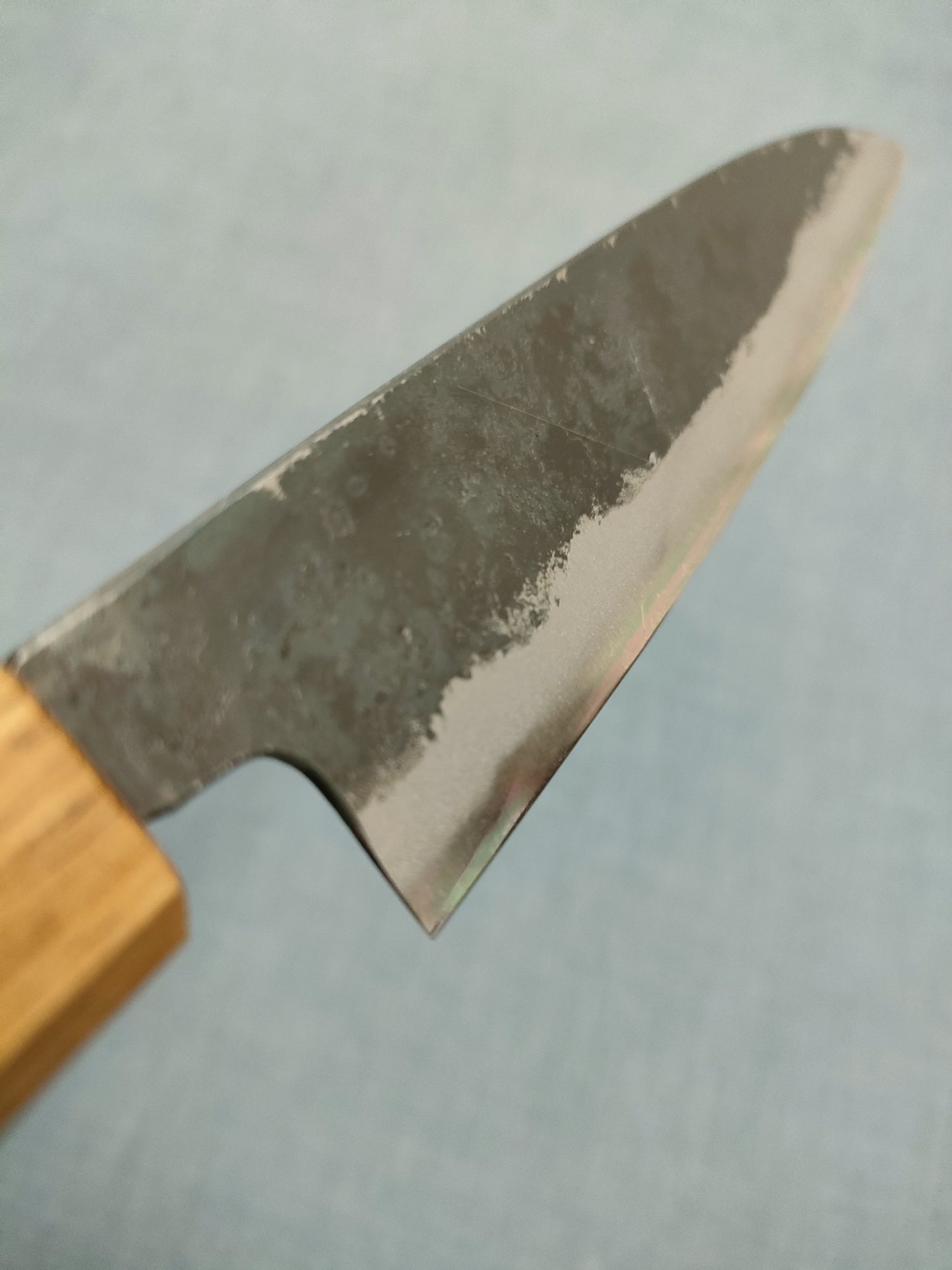 Yosimitu Kajiya Petty 130mm Shirogami 2 Oak