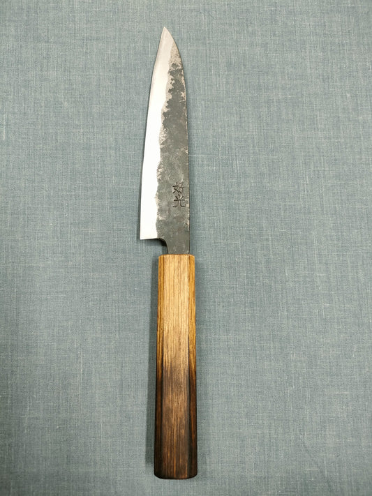 Yosimitu Kajiya Petty 135mm Shirogami 2 Oak Yaki