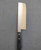 Masutani | Kokuryu | Nakiri 170mm | VG10 Damascus | Blue Pakka