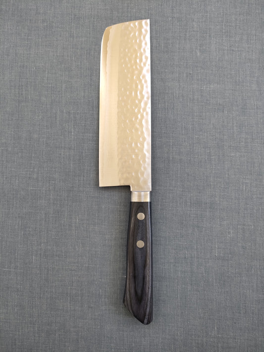 Masutani Kokuryu Nakiri 170mm Damascus VG10