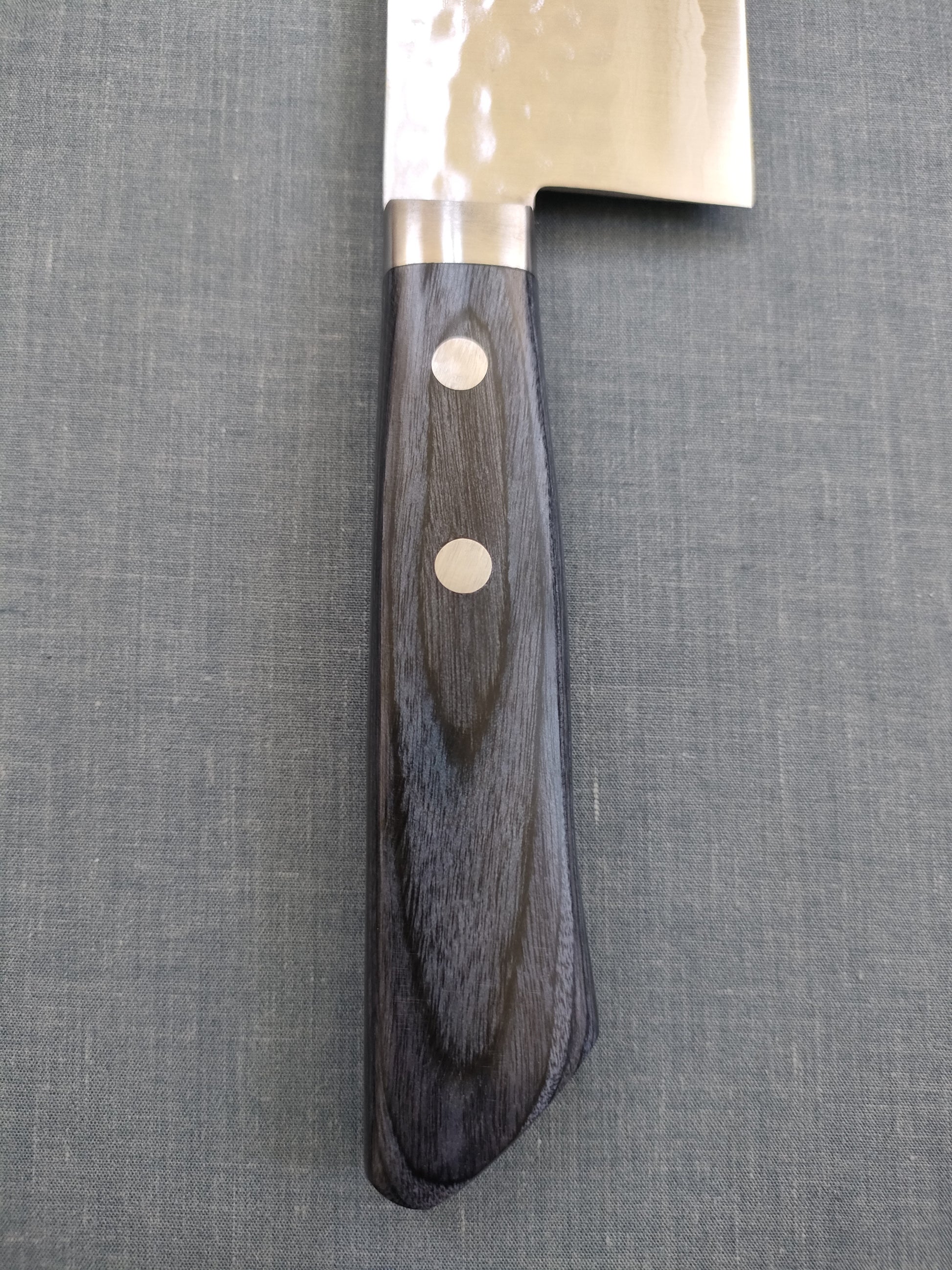 Masutani | Kokuryu | Nakiri 170mm | VG10 Damascus | Blue Pakka