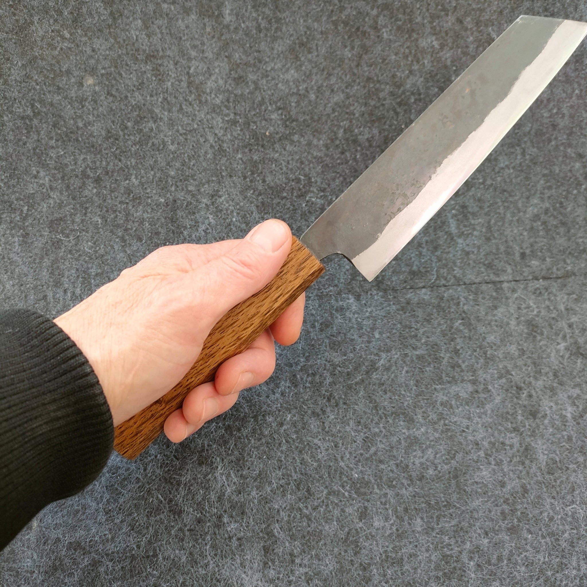 Yosimitu Kajiya Bunka 165mm Shirogami 2 Oak handle