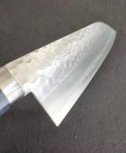 Masutani | Kokuryu | Santoku 170mm | VG10 Damascus | Blue Pakka