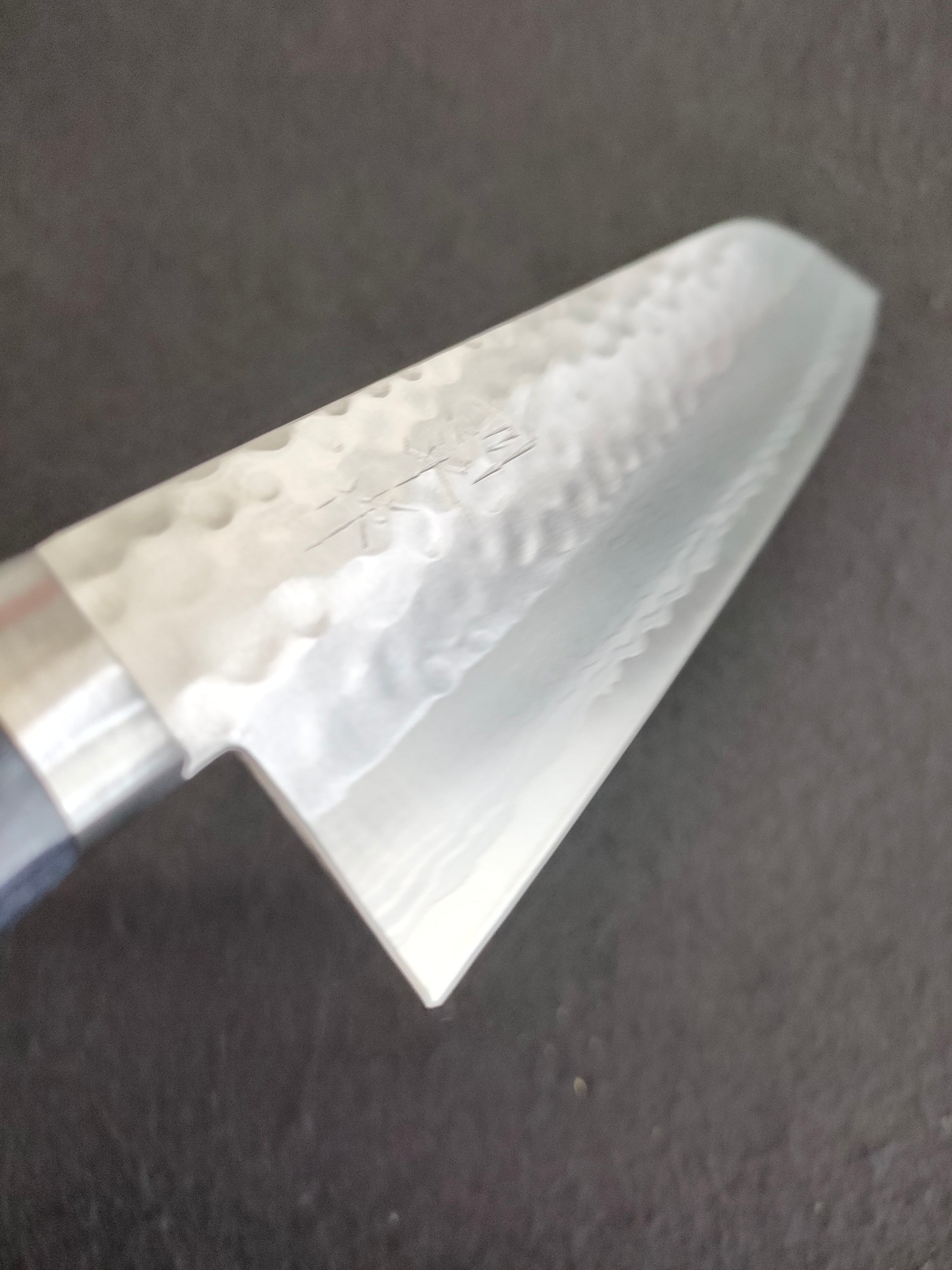 Masutani | Kokuryu | Santoku 170mm | VG10 Damascus | Blue Pakka