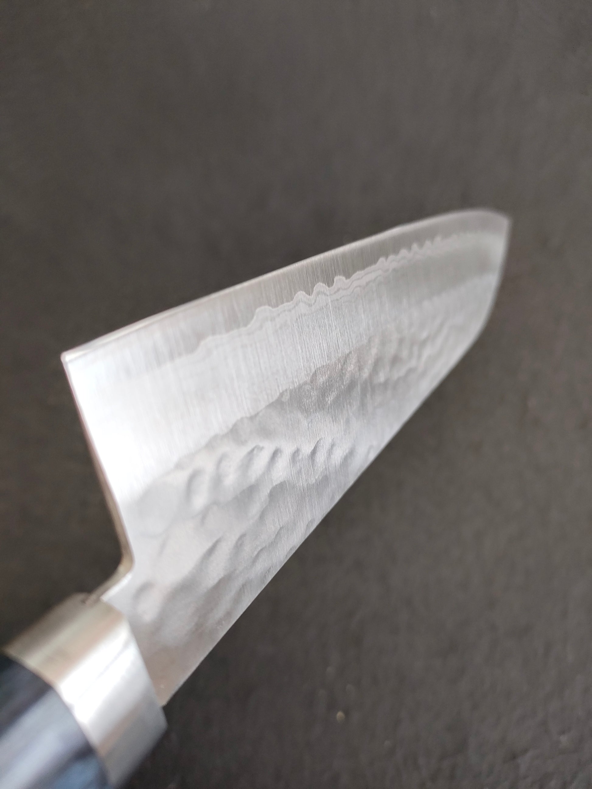 Masutani | Kokuryu | Santoku 170mm | VG10 Damascus | Blue Pakka