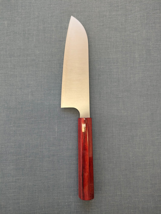 Kei Kobayashi | Santoku 170mm | SG2 | Red Urushi