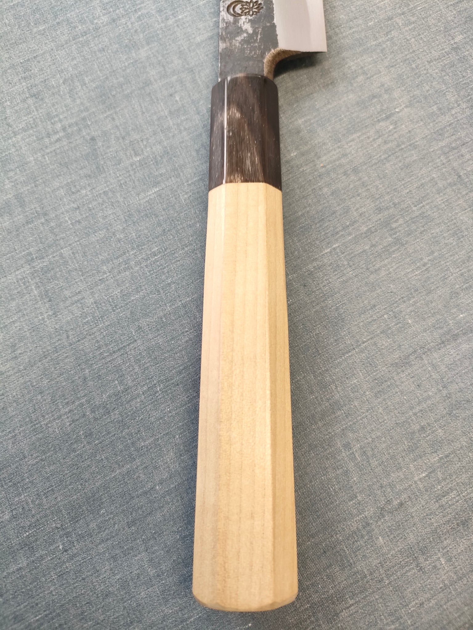 Sakai Kikumori | Kikuzuki Kuro | Yanagiba 240mm | Horn Magnolia