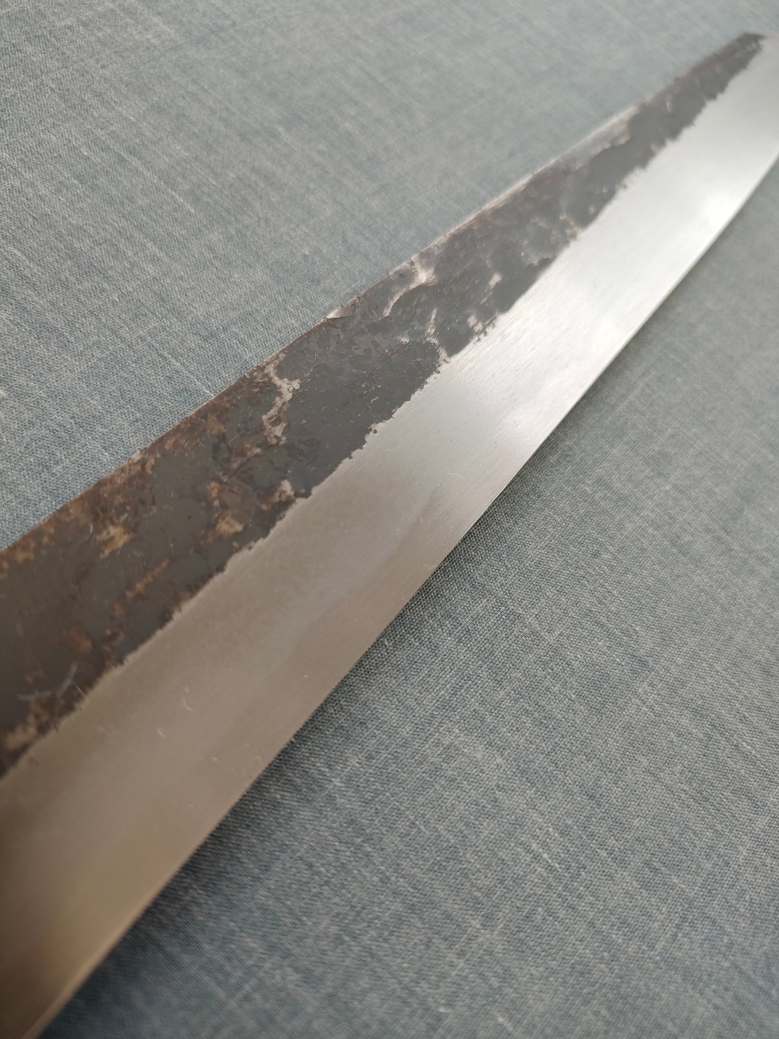 Sakai Kikumori Kikuzuki Kuro Kiritsuke Yanagiba 270mm