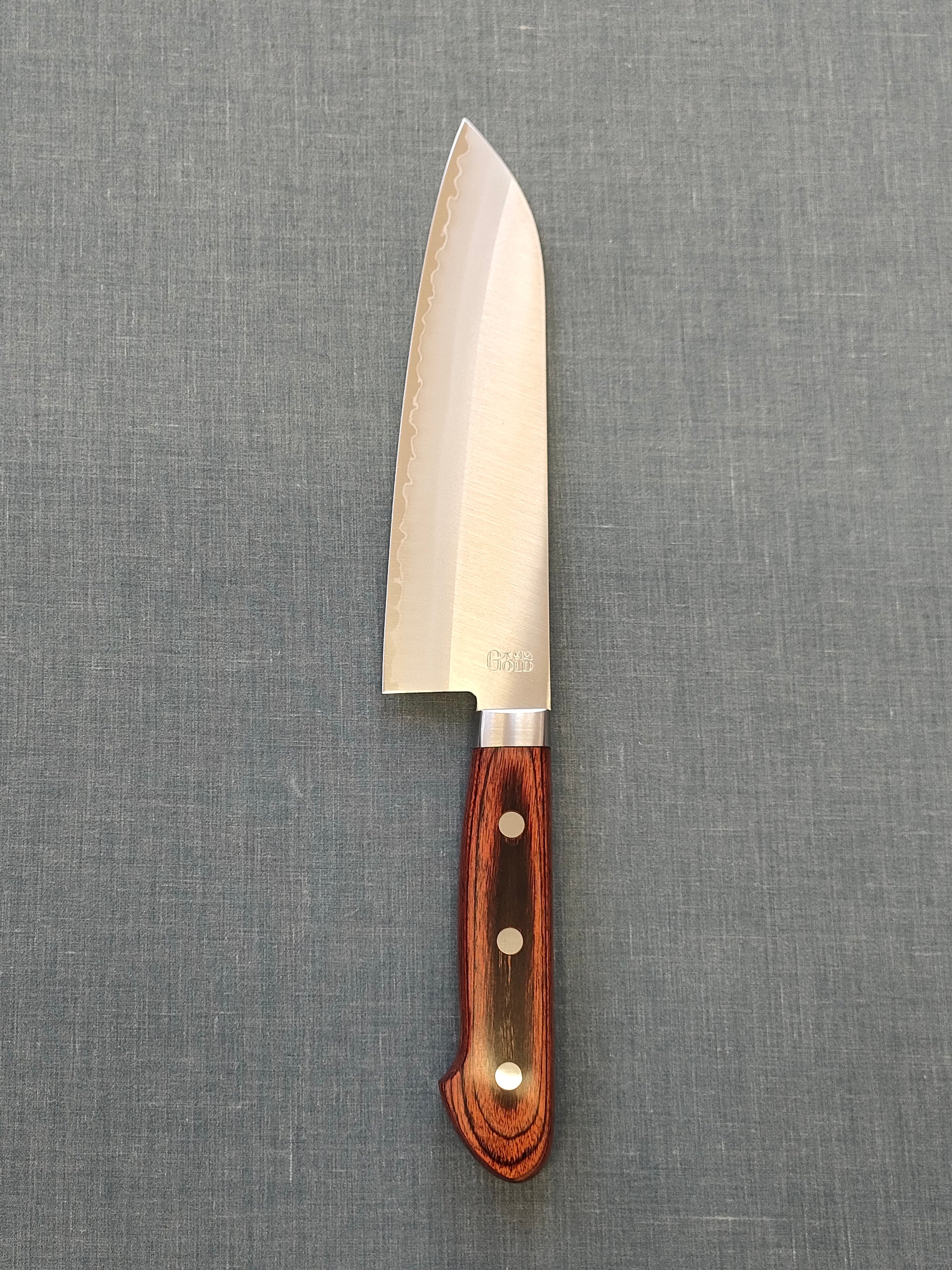 Tsunehisa | Santoku 170mm | VG1 | Brown Pakka