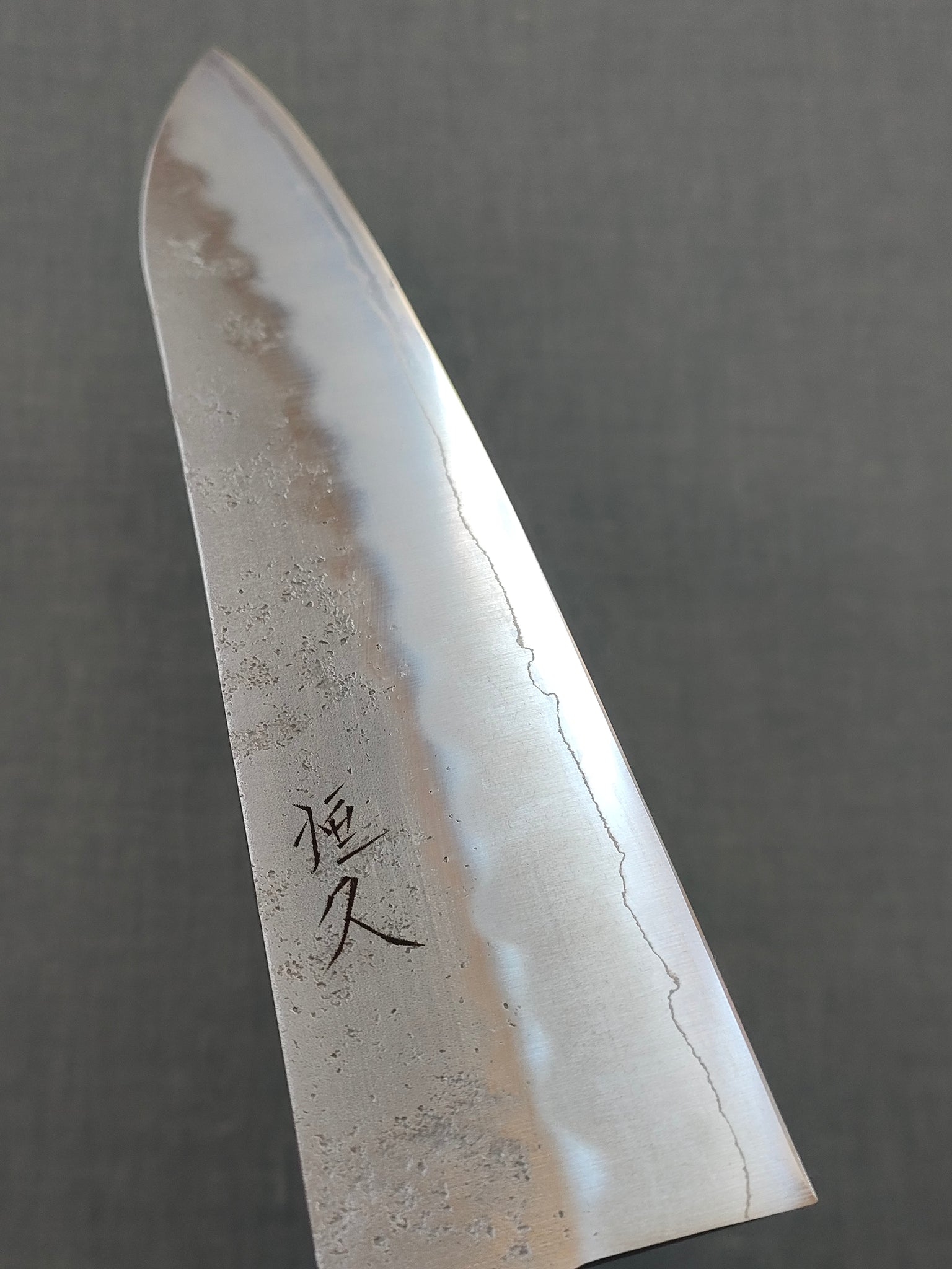 Tsunehisa Gyuto 210mm Ginsan 3 Brown handle