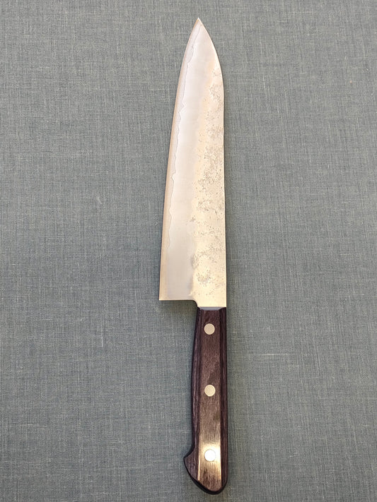 Tsunehisa Gyuto 210mm Ginsan 3 Purple handle