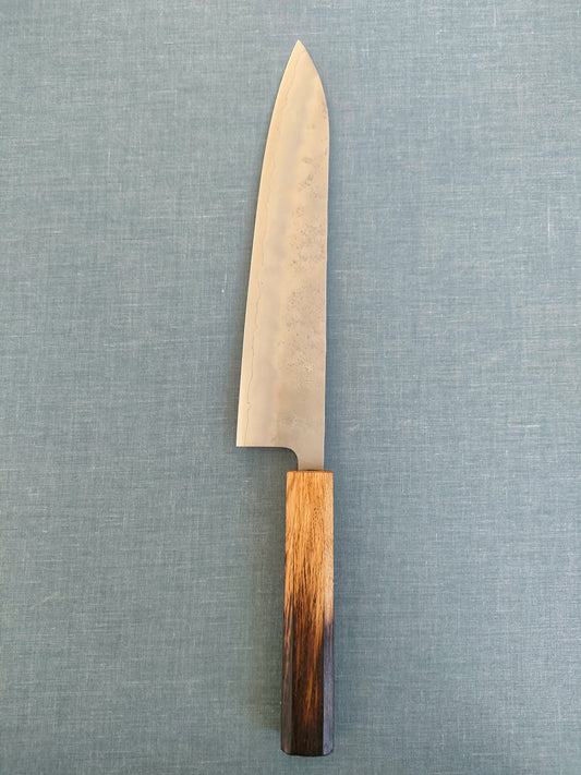 Tsunehisa Gyuto 240mm Ginsan 3 Oak Yaki