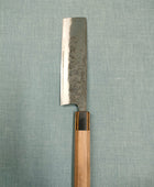 Yosimitu Kajiya Nakiri 160mm Shirogami 2 Walnut