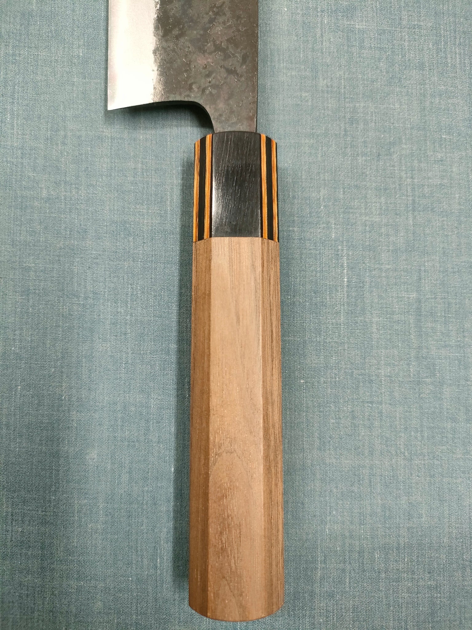 Yosimitu Kajiya Nakiri 160mm Shirogami 2 Walnut