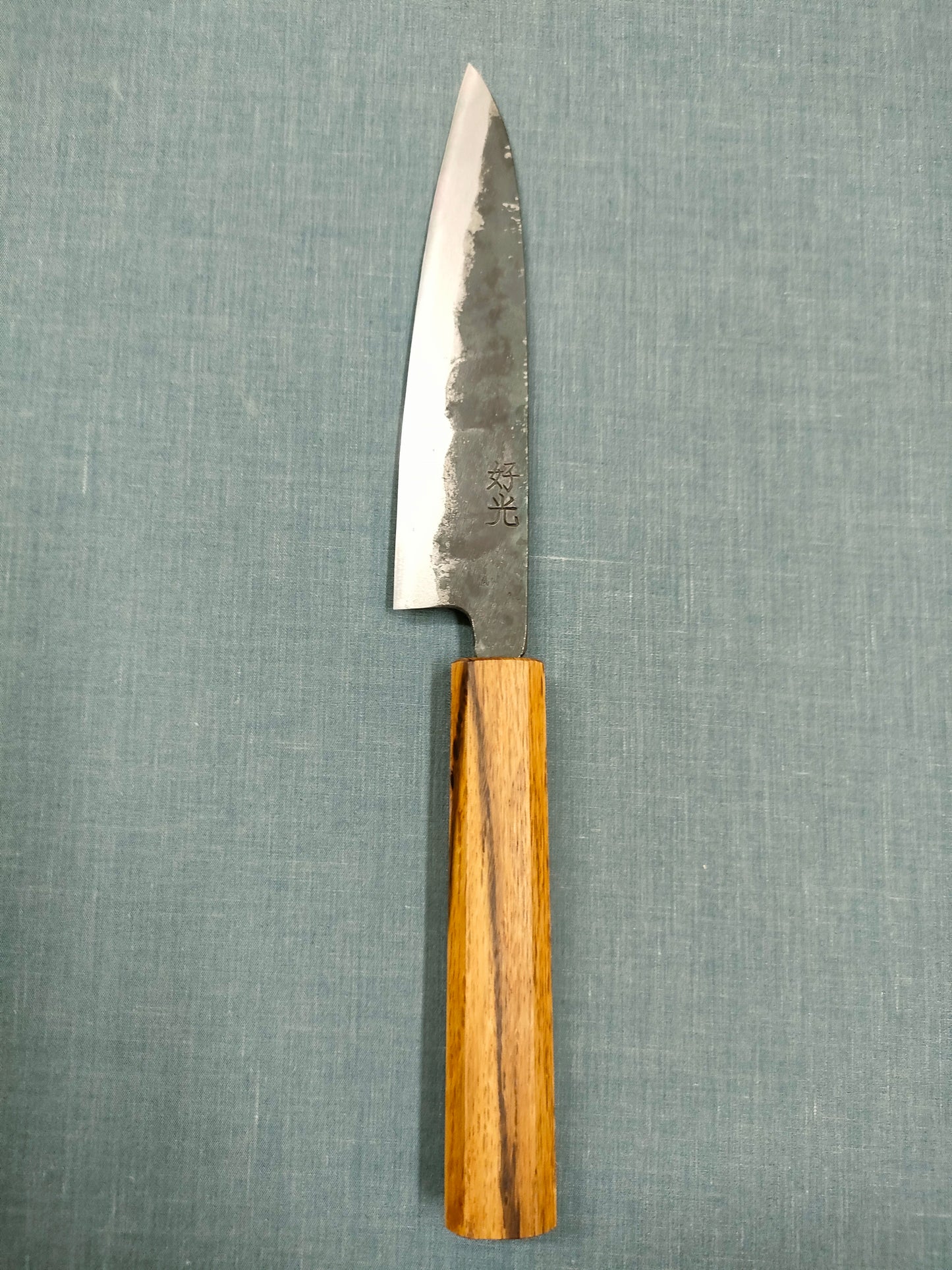 Yosimitu Kajiya Petty 130mm Shirogami 2 Oak