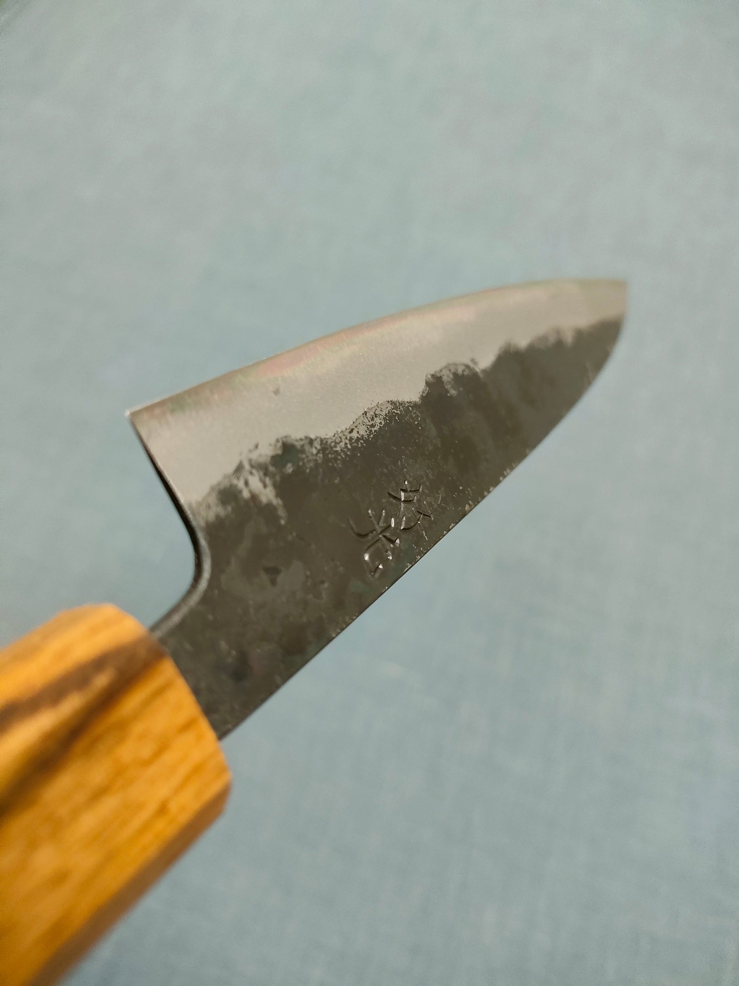 Yosimitu Kajiya Petty 130mm Shirogami 2 Oak