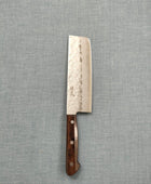 Tsunehisa | Nashiji | Nakiri 165mm | Ginsan 3 | Brown Handle