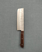 Tsunehisa | Nashiji | Nakiri 165mm | Ginsan 3 | Brown Handle