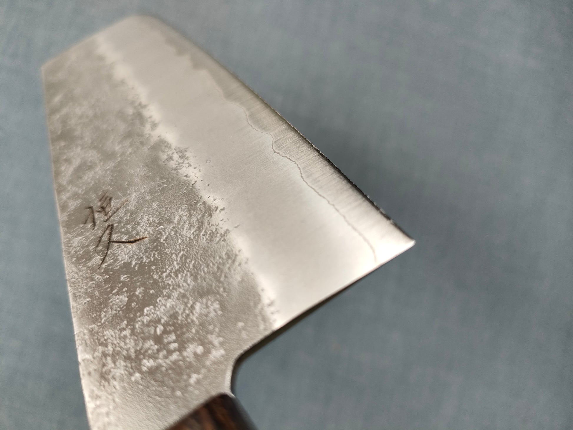 Tsunehisa | Nashiji | Nakiri 165mm | Ginsan 3 | Brown Handle