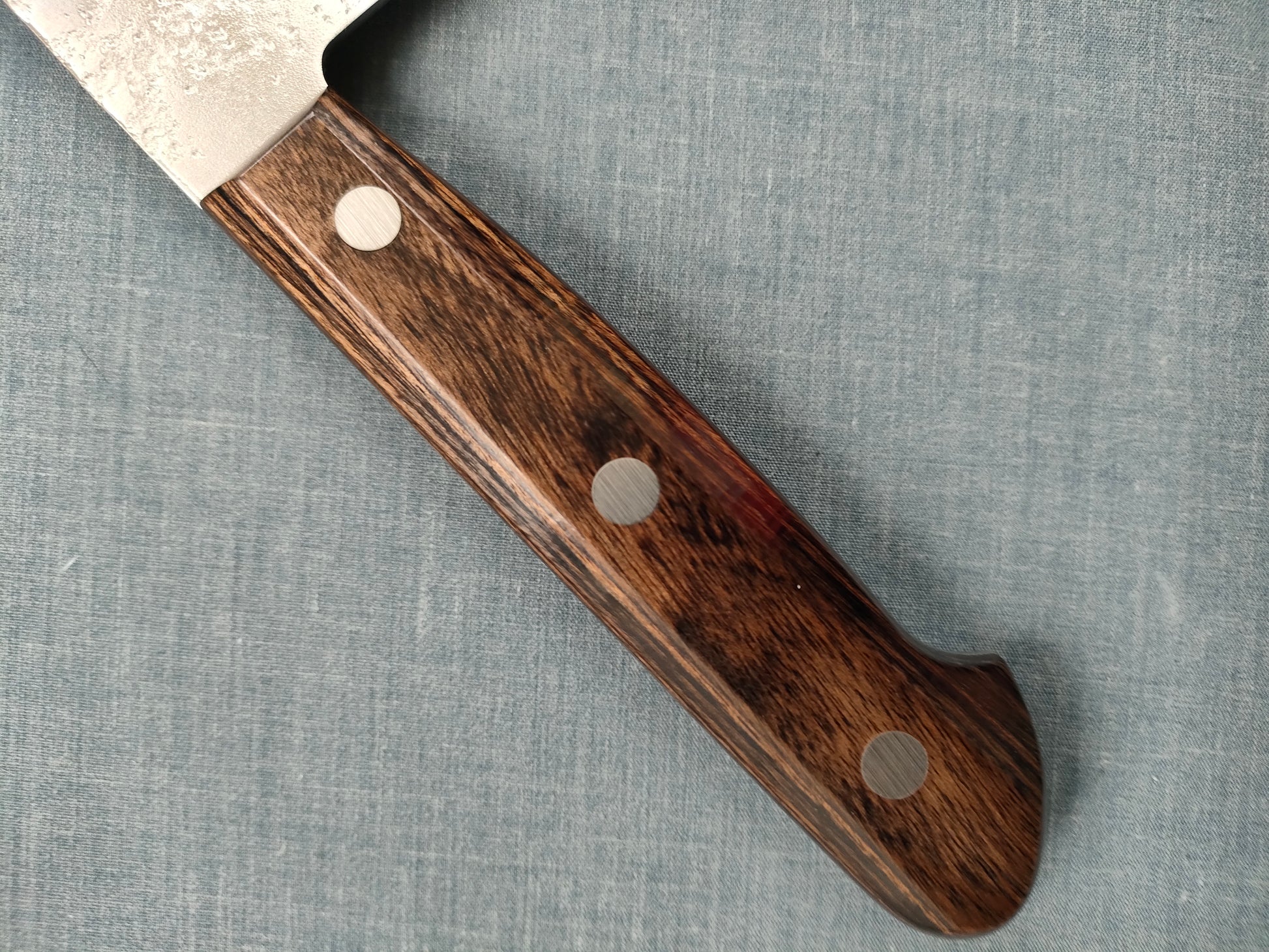 Tsunehisa | Nashiji | Nakiri 165mm | Ginsan 3 | Brown Handle