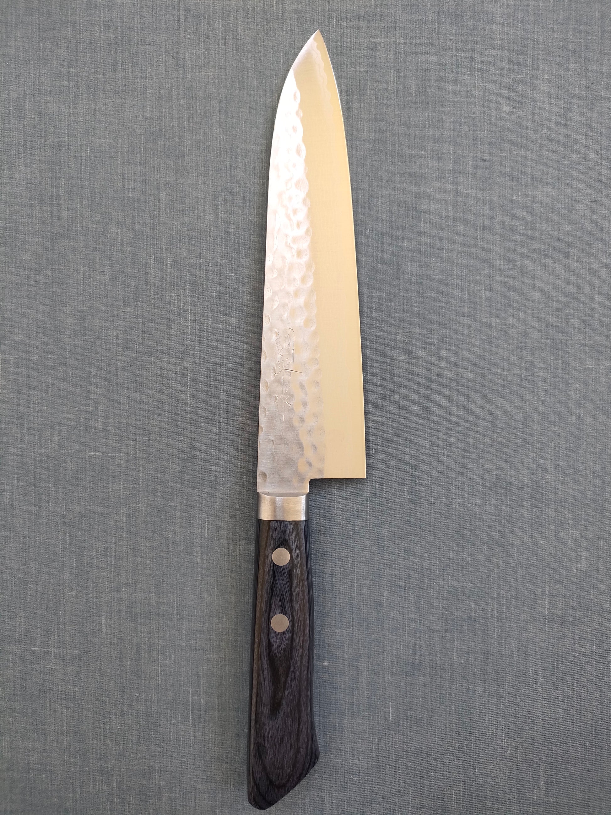 Masutani | Kokuryu | Gyuto 180mm | VG10 Damascus | Blue Pakka