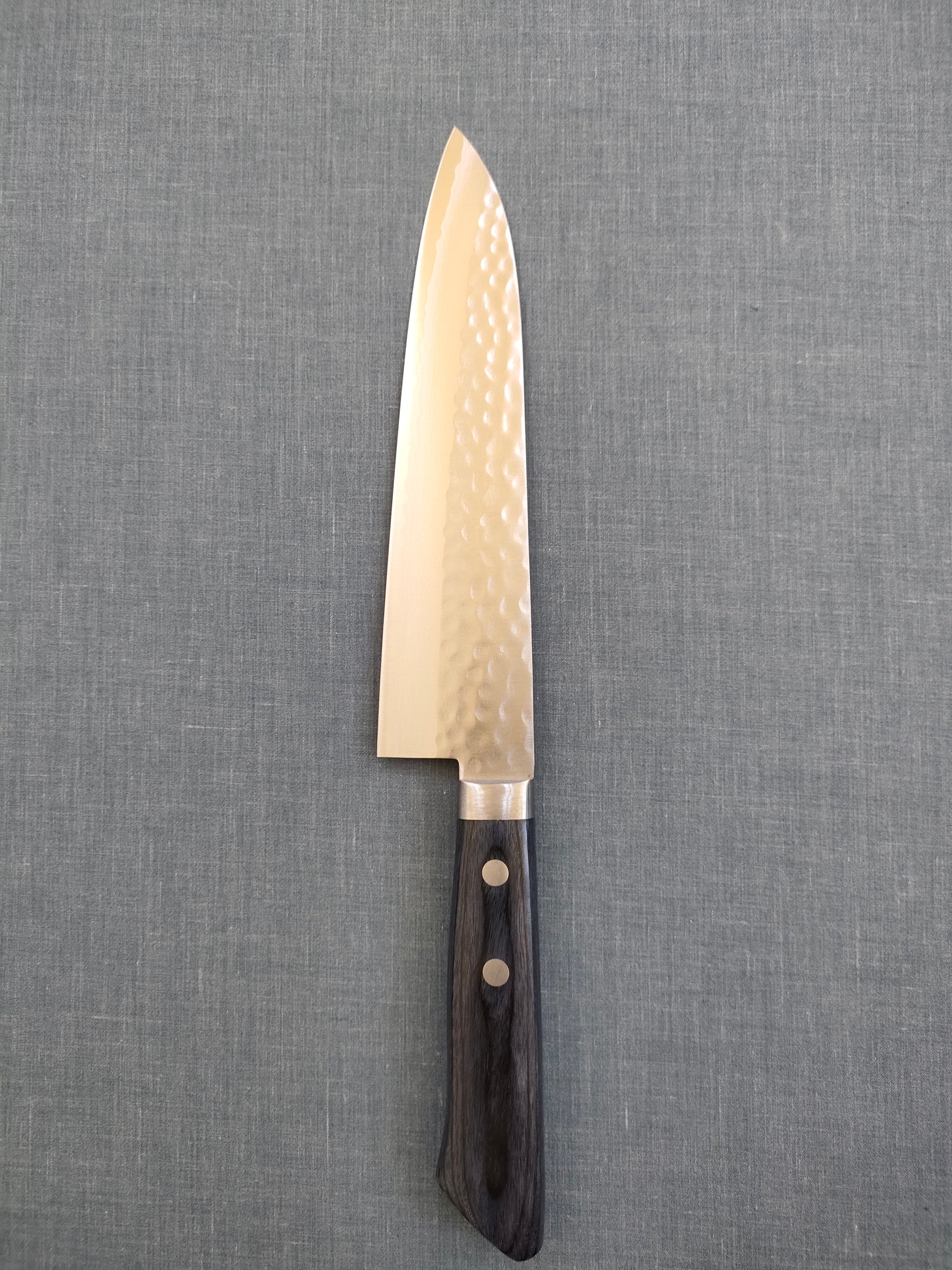 Masutani | Kokuryu | Gyuto 180mm | VG10 Damascus | Blue Pakka