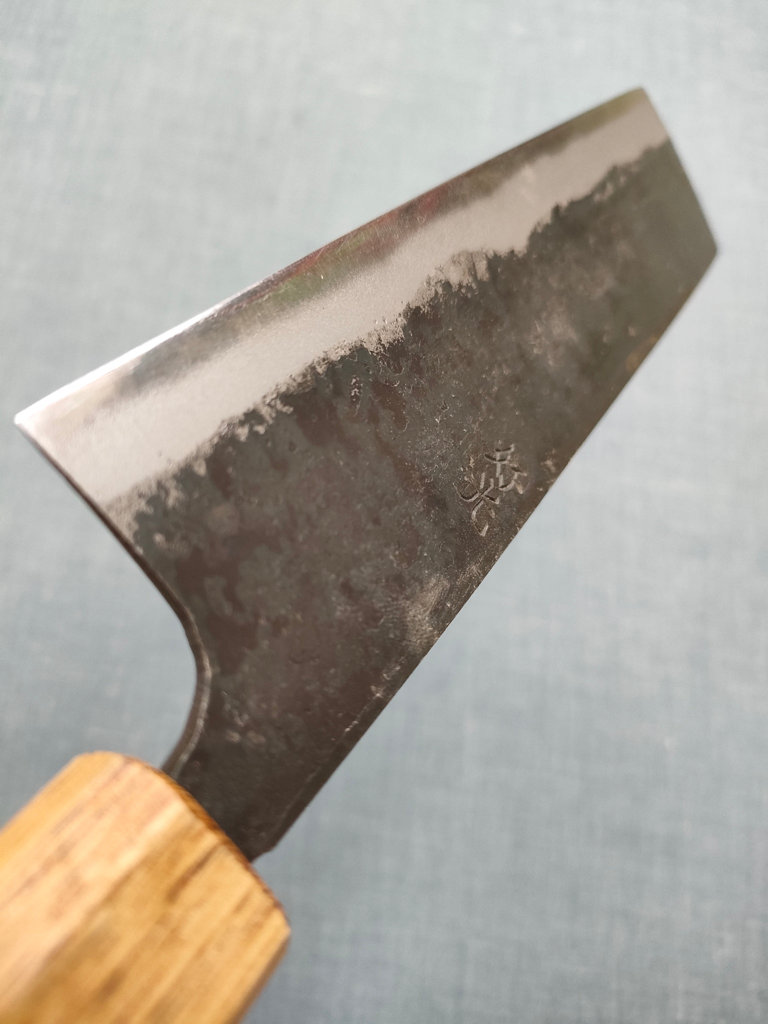 Yosimitu Kajiya |  Nakiri 160mm | Shirogami 2 | Oak Yaki