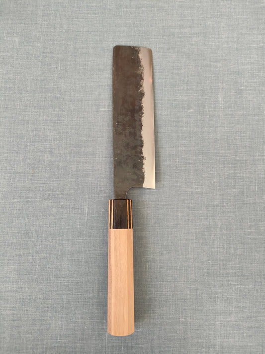 Yosimitu Kajiya |  Nakiri 162mm | Shirogami 2 | Walnut