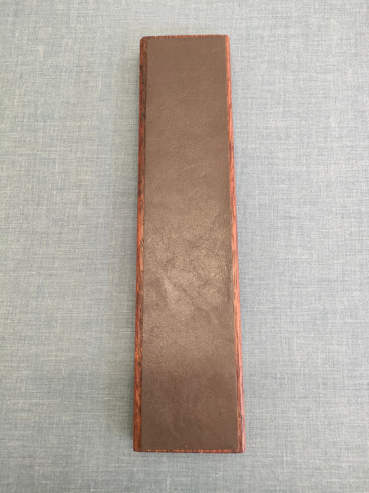 Leather knife strop