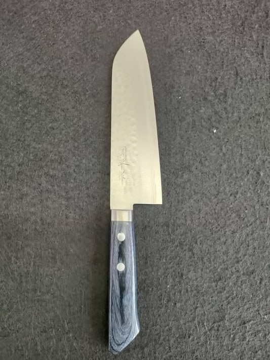 Masutani Kokuryu Santoku 170mm Damascus VG10