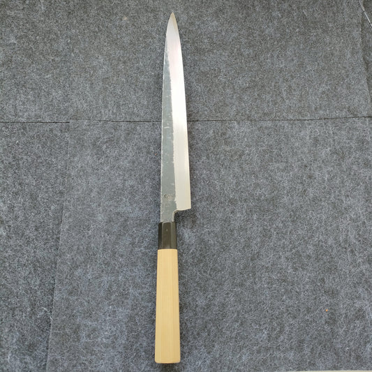 Sakai Kikumori | Kikuzuki Kuro | Yanagiba 300mm | Horn Magnolia
