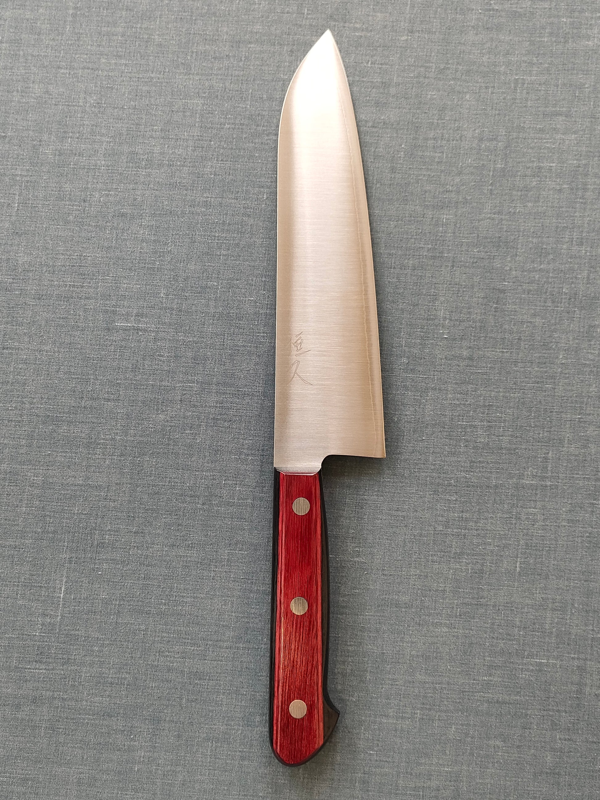 Tsunehisa | SLD | Santoku 180mm | Red Pakka