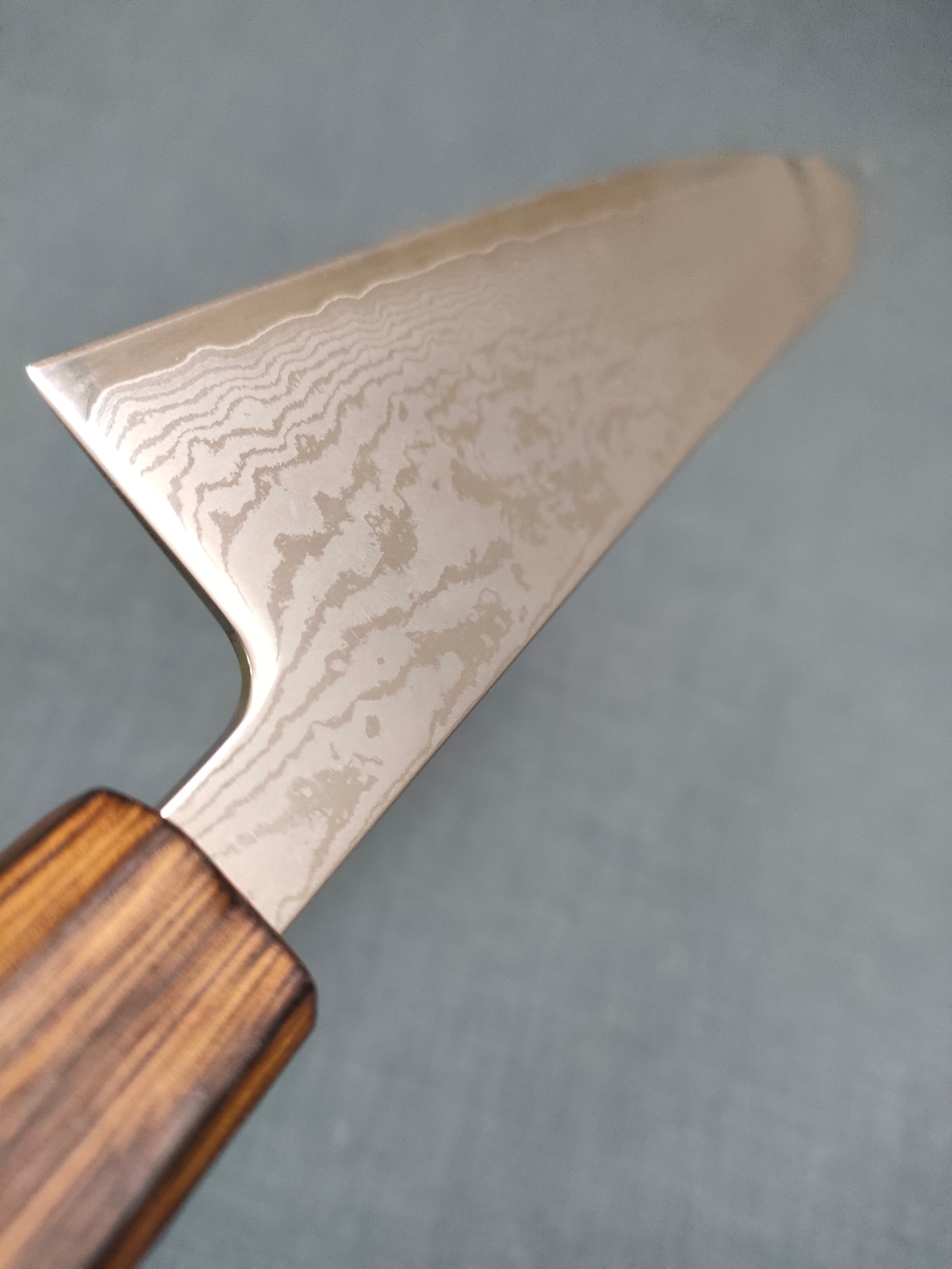Tsunehisa | Forged VG10 Damascus | Gyuto 210mm | Burnt Oak