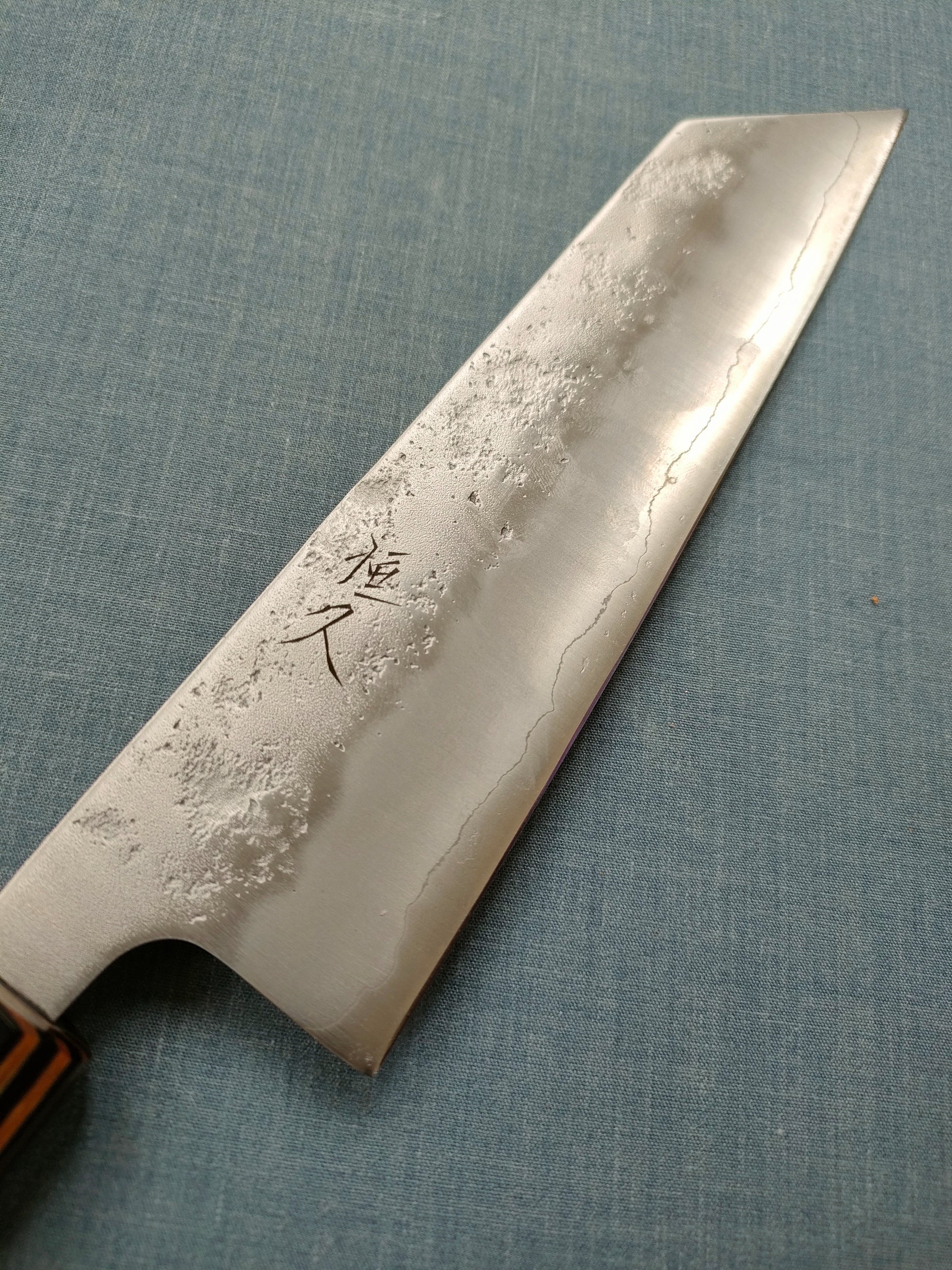 Tsunehisa | Nashiji | Bunka 175mm | Ginsan 3 | Walnut
