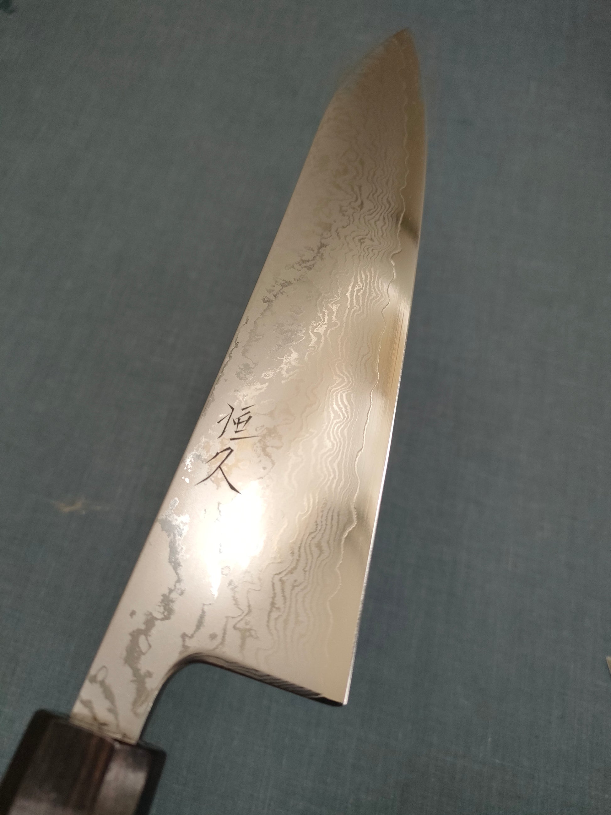 Tsunehisa | Forged VG10 Damascus | Gyuto 210mm | Ebony
