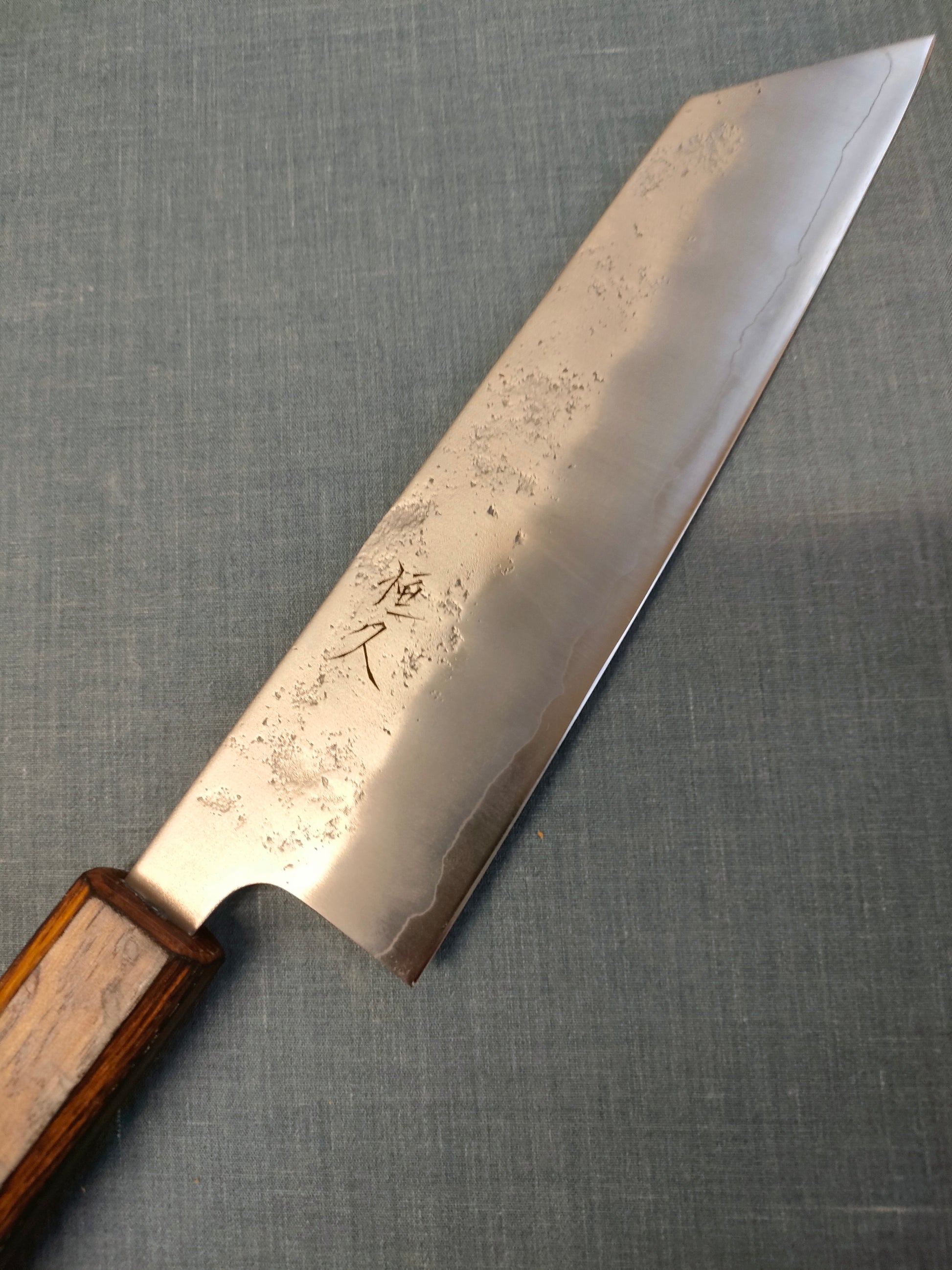 Tsunehisa | Nashiji | Bunka 175mm | Ginsan 3 | Burnt Oak