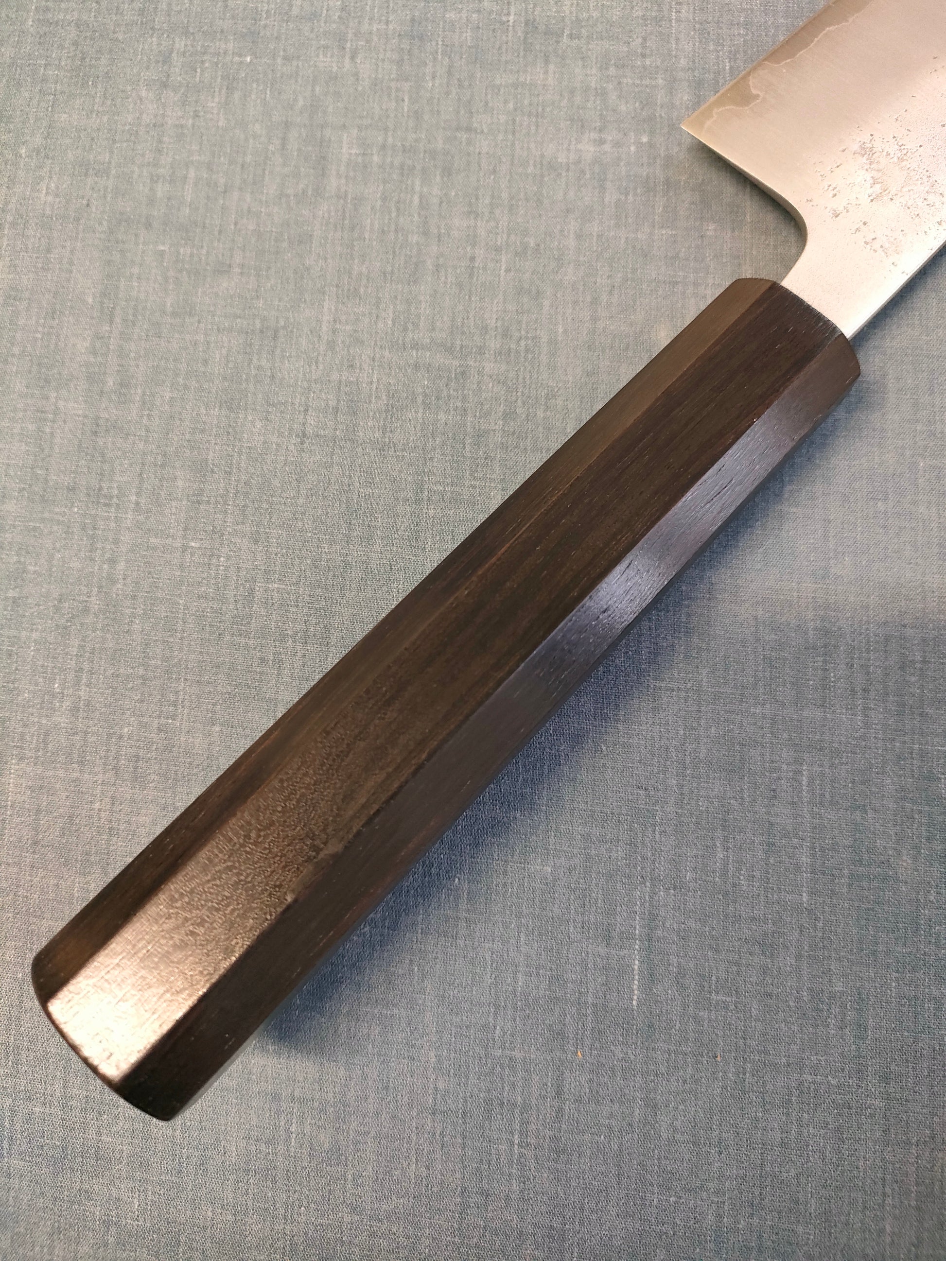 Tsunehisa | Nashiji | Bunka 175mm | Ginsan 3 | Ebony