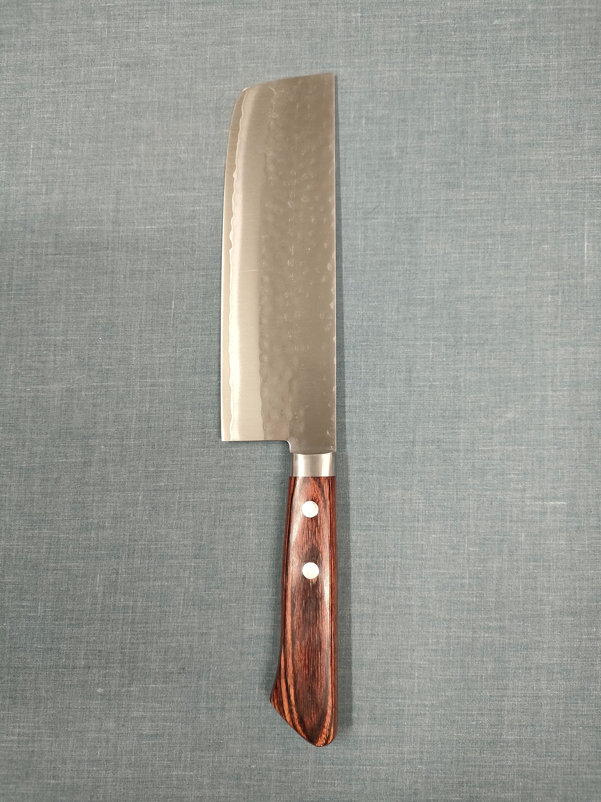 Masutani | Tsuchime | Nakiri | 165mm | VG1 | Brown Pakka