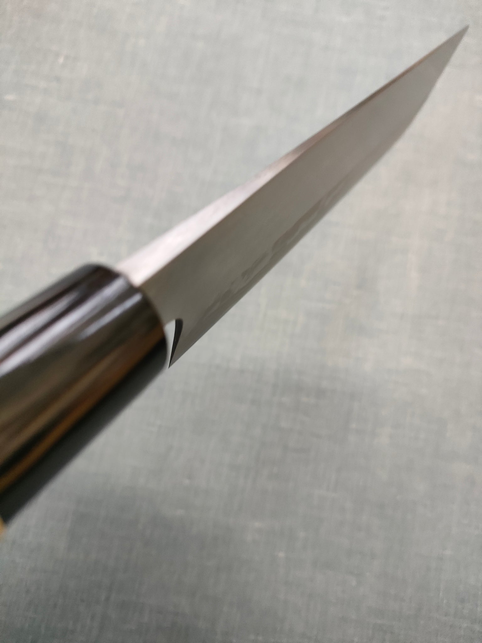 Hidari Yorimitsu | Nakiri 155mm | Carbon Steel Damascus