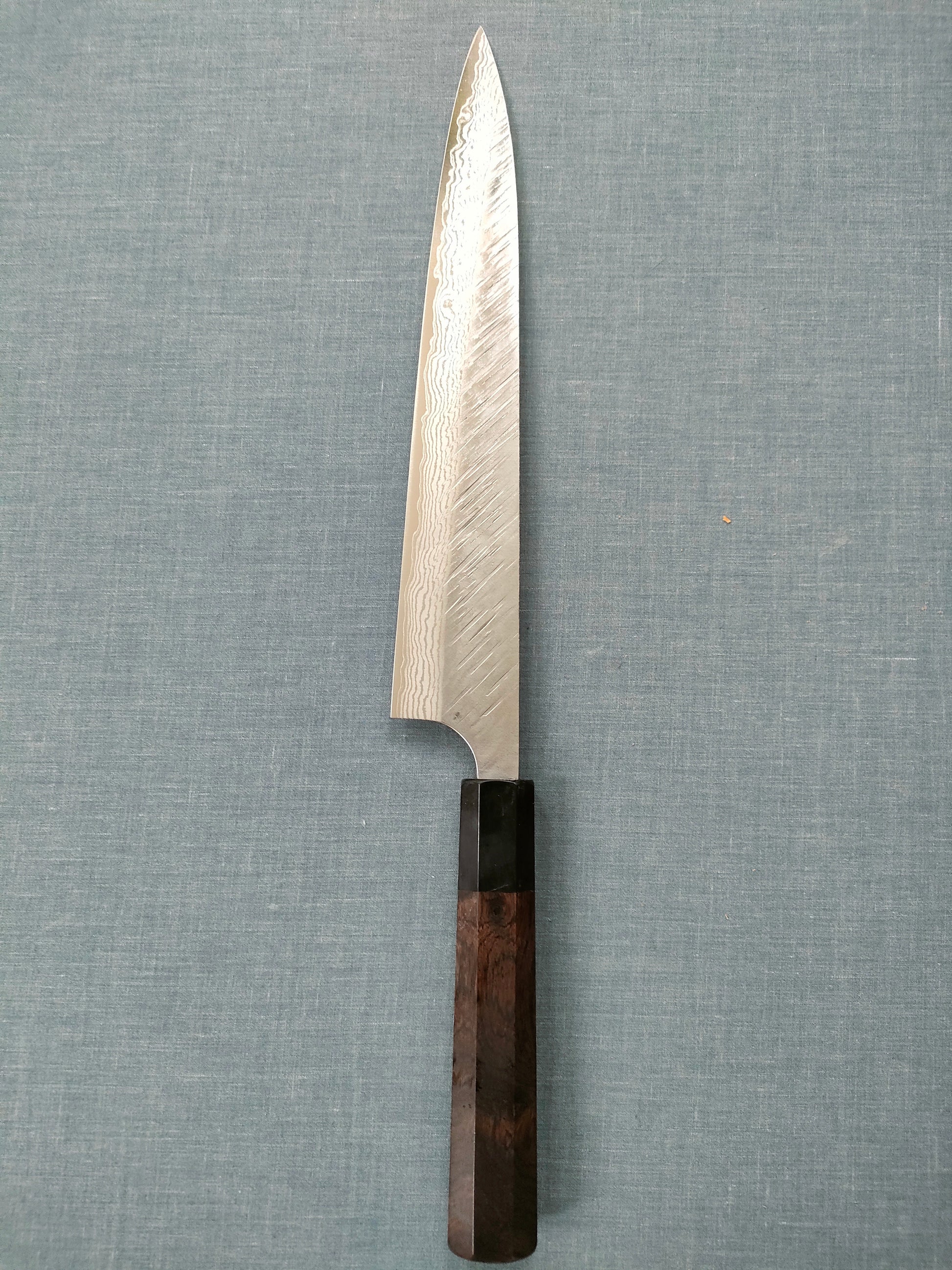 Yu Kurosaki | Fujin | Sujihiki 240mm | VG10 Damascus | Ebony Horn