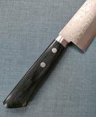 Masutani | Damascus | Santoku 170mm | VG10 | Black Pakka