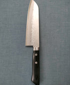 Masutani | Damascus | Santoku 170mm | VG10 | Black Pakka