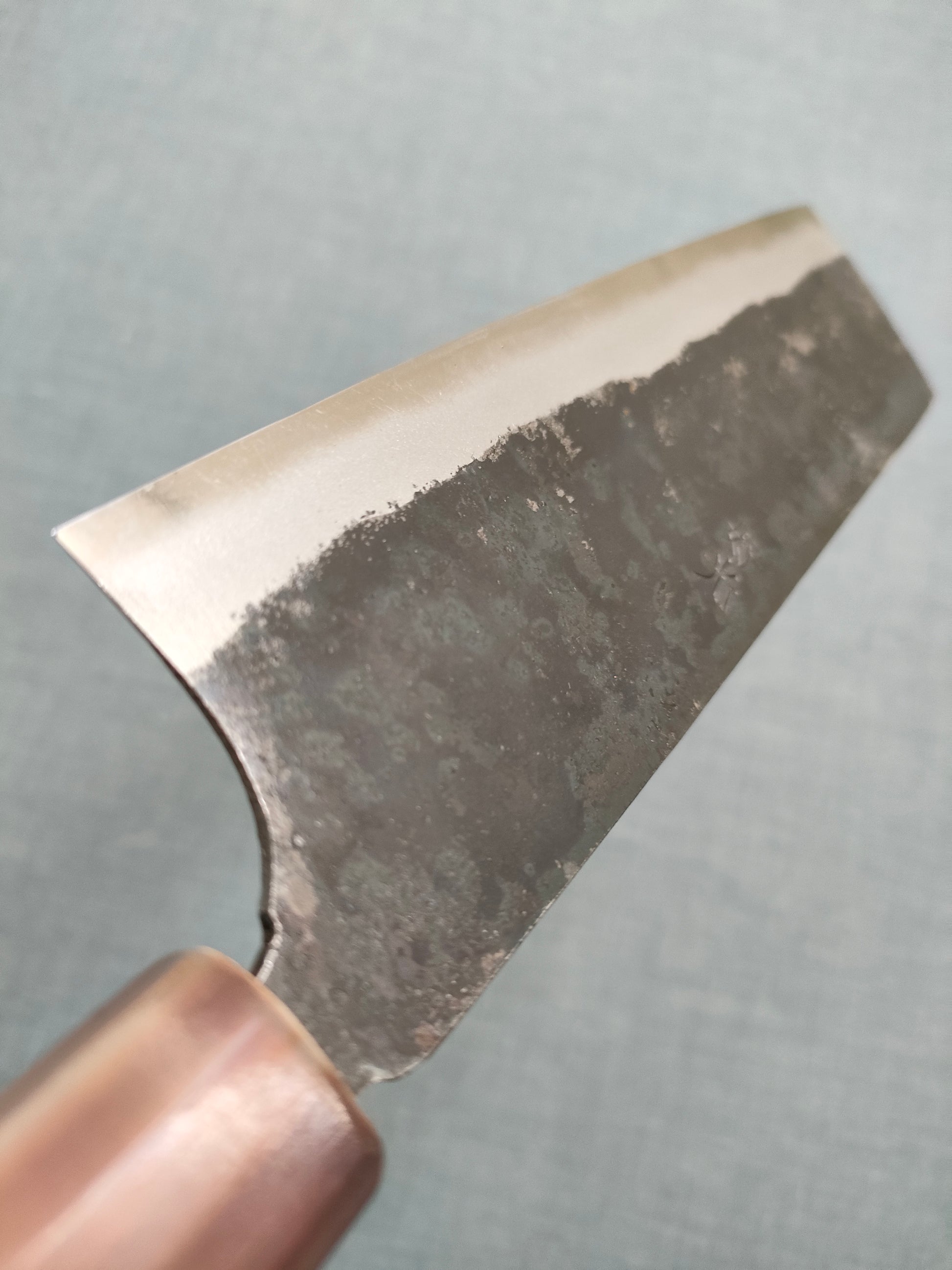 Yosimitu Kajiya | Nakiri 158mm | Shirogami 2 | Quince & Horn