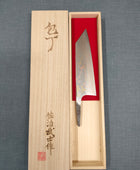 Saji Knives | Rainbow Damascus | Bunka