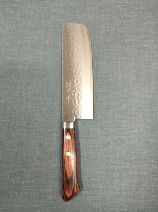 Masutani | Tsuchime | Nakiri | 165mm | VG1 | Brown Pakka